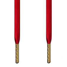 Rote Lederschnürsenkel