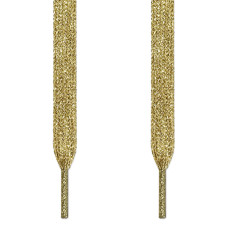 Metallisch goldene Schnürsenkel