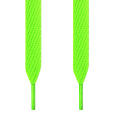 Extrabreite neon-grüne Schnürsenkel
