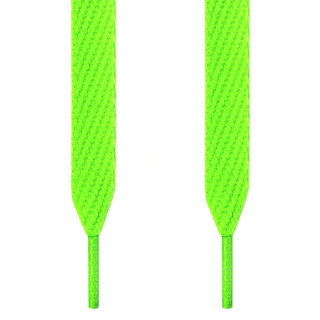 Extrabreite neon-grüne Schnürsenkel