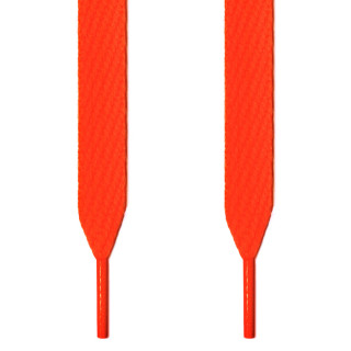 Extrabreite neon-orangene Schnürsenkel