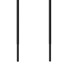 Runde, schwarze Ausgehschnürsenkel