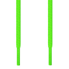 Runde, neon-grüne Schnürsenkel