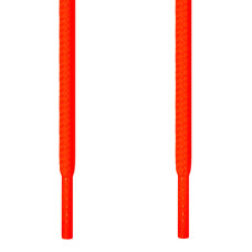 Runde, neon-orangene Schnürsenkel