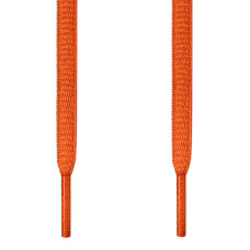Ovale, orangene Schnürsenkel
