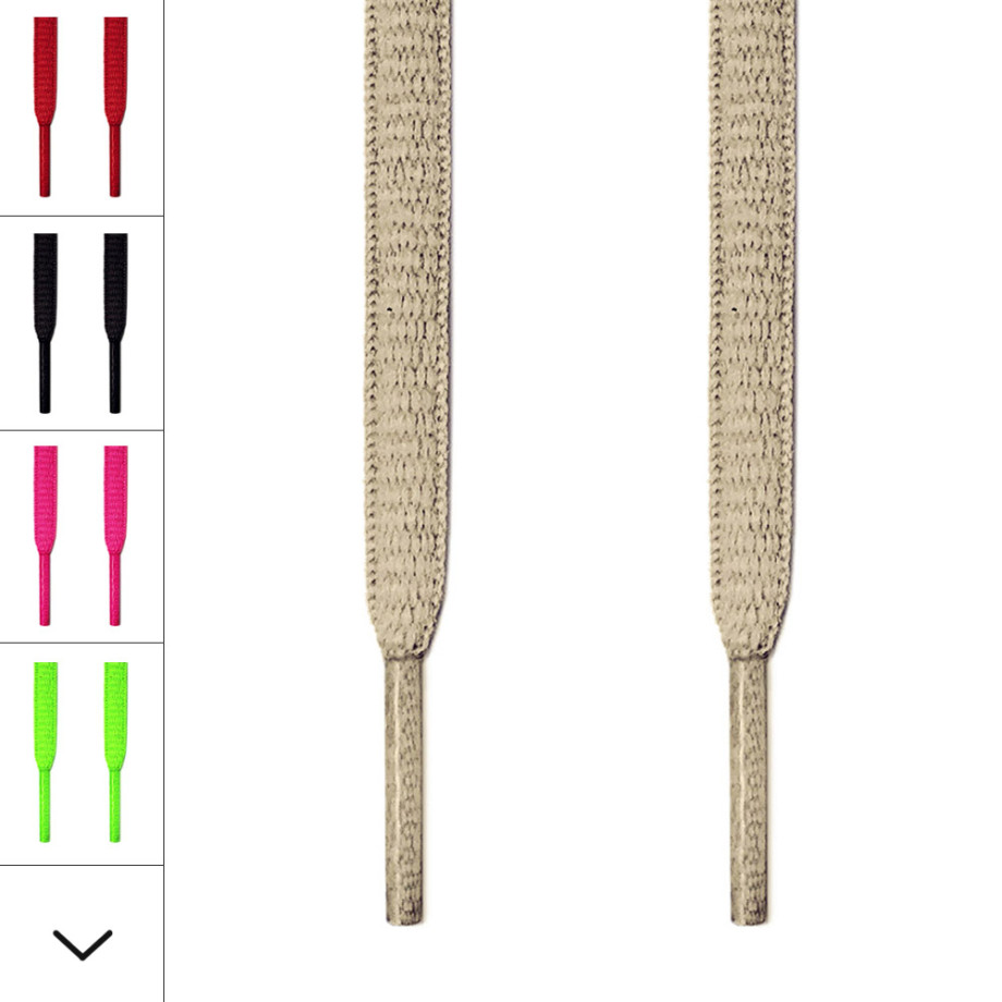 WANYI Ovale Schnürsenkel 6mm - 2 Paar Zweifarbige Schuhbänder Für Sneaker, Sportschuhe Und Turnschuhe