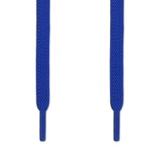 Elastische, flache, blaue Schnürsenkel (No-Tie)