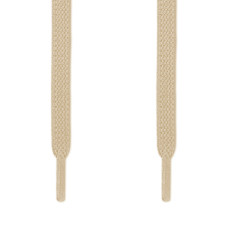 Elastische, flache Schnürsenkel, hellbraun (No-Tie)