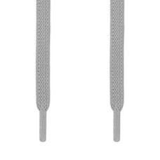 Elastische, flache Schnürsenkel, hellgrau (No-Tie)