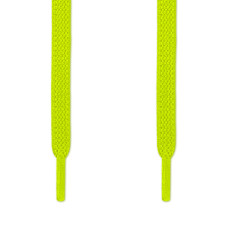 Elastische, flache, neongelbe Schnürsenkel (No-Tie)