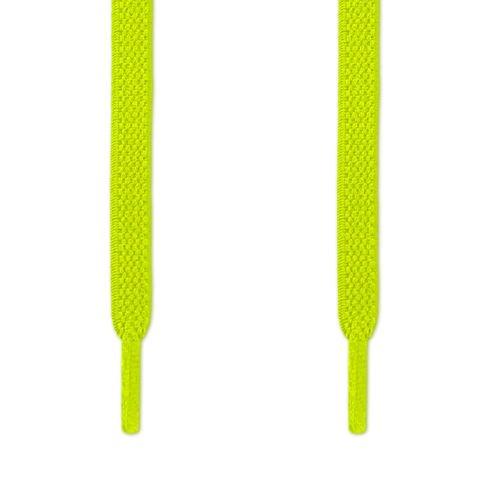 Elastische, flache, neongelbe Schnürsenkel (No-Tie)