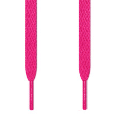 Flache Schnürsenkel in Pink