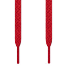 Flache, rote Schnürsenkel