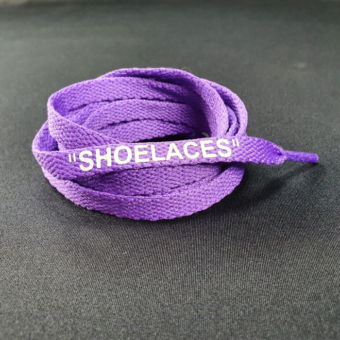 Purple OFF-WHITE Schnürsenkel