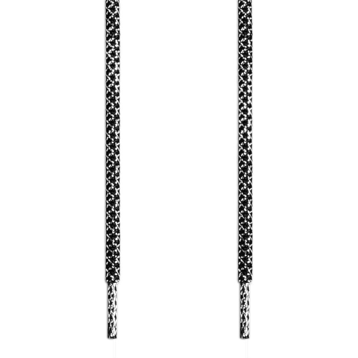 Adidas Yeezy -  Schnürsenkel, schwarz und silber
